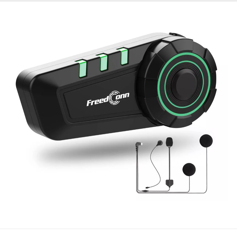 FREEDCONN - Intercomunicador X2 Freedconn Motocicleta Bluetooth Headset Ky Casco