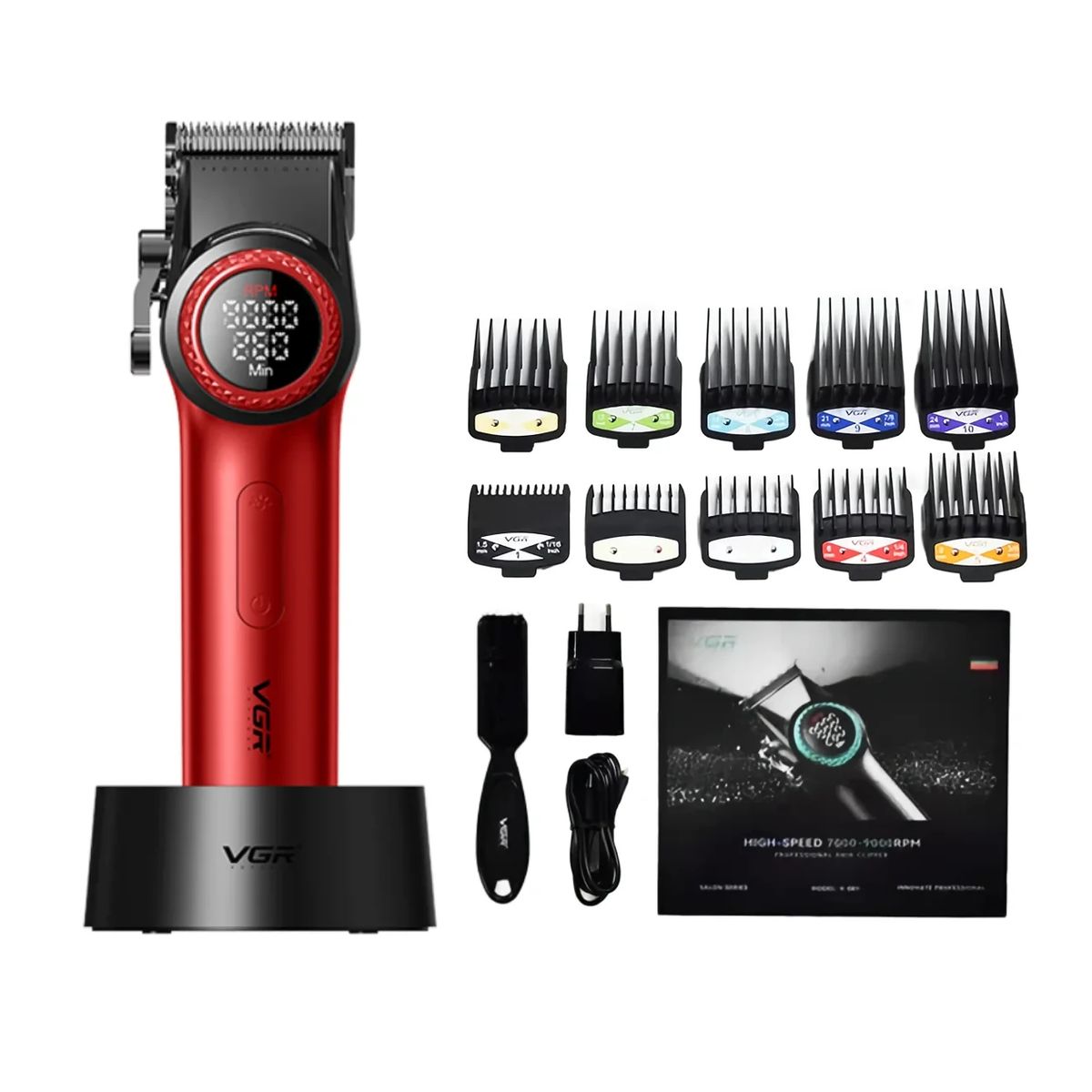 VGR - Maquina Peluquera Cortadora De Pelo Profesional  Vgr V-001