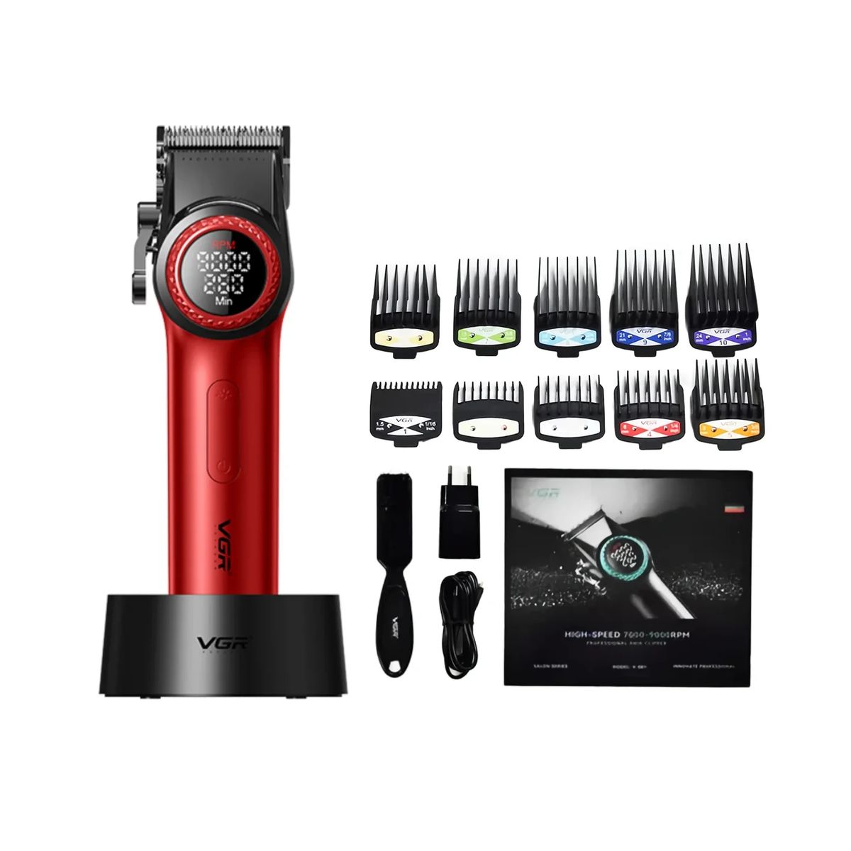VGR - Maquina Peluquera Cortadora De Pelo Profesional  Vgr V-001