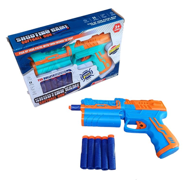 GENERICO - Pistola Lanza Dardos Chupitas Shooting Game Juguete