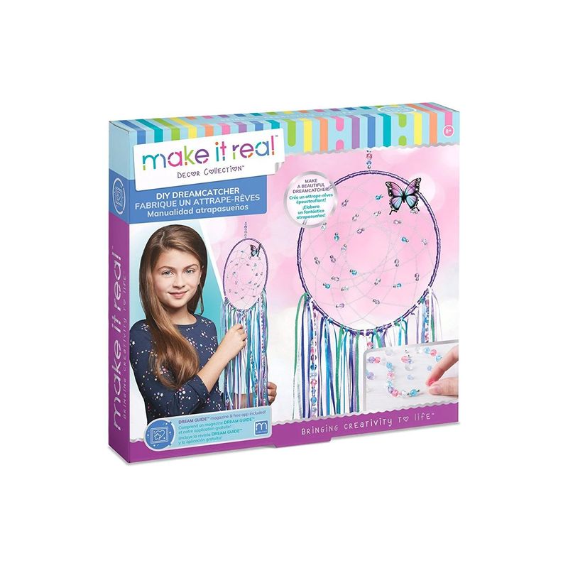 MAKE IT REAL - Set De Manualidad Crea Tu Atrapasueños Colorido Para Niñas