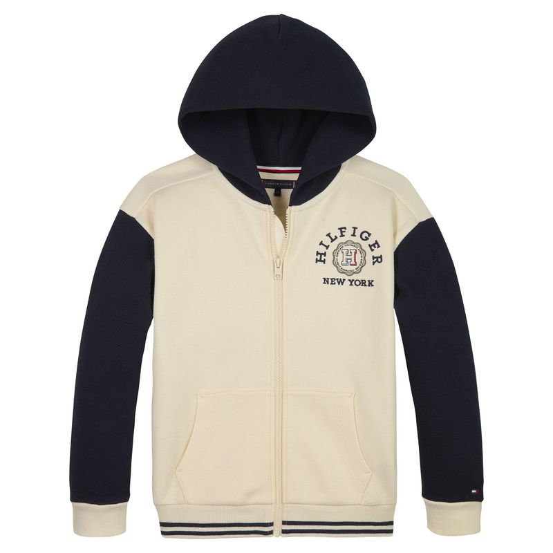 TOMMY HILFIGER - Saco Con Gorro Y Logo Representativo Para Niño Tommy Hilfiger