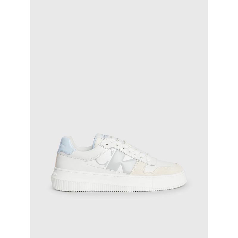 CALVIN KLEIN - Tenis blanco blanco chunky cupsole Calvin Klein