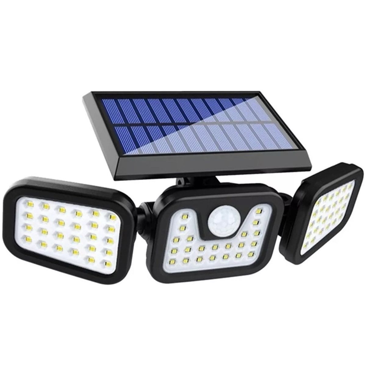 ONE PIXEL - Lampara Solar Led Exterior Sensor Movimiento 3 Luces