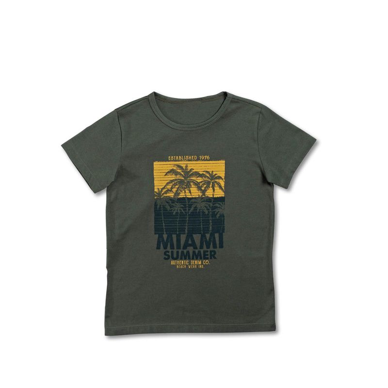 MARKETING PERSONAL - Camiseta Infantil Verde Mp 4140