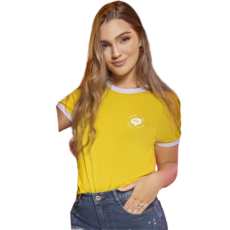 ATYPICAL - Camiseta Juvenil Amarillo Atypical 92669