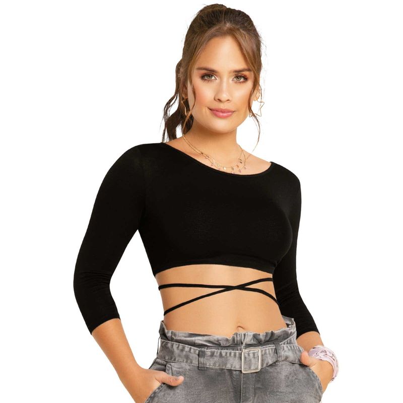 ATYPICAL - Blusa Mujer Negro Atypical 45006