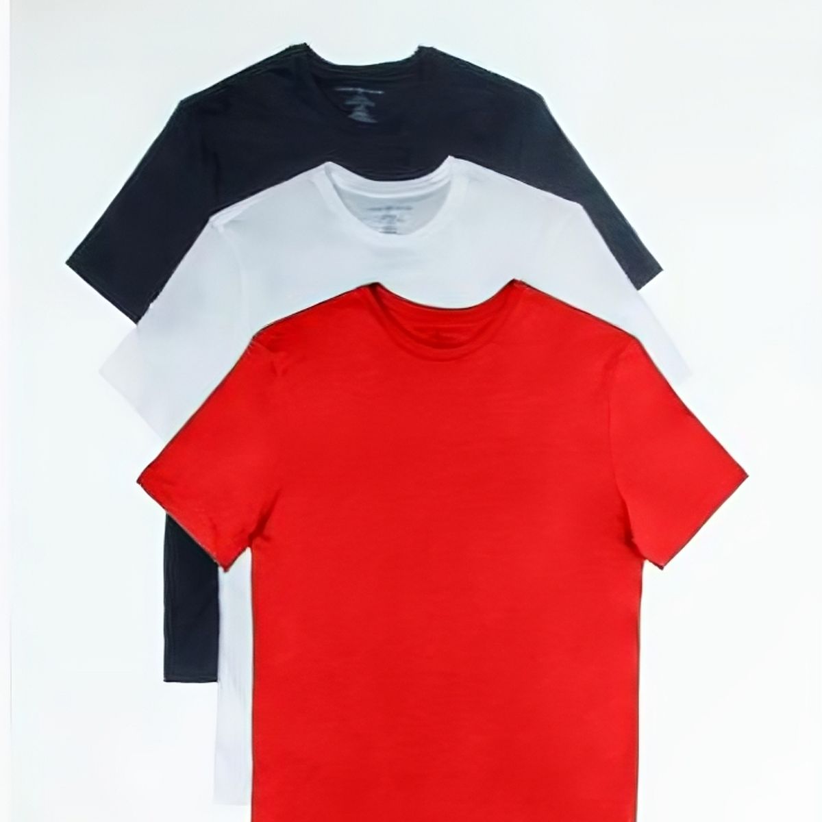 TOMMY HILFIGER - Pack de 3 camisetas de cuello redondo con logo Tommy Hilfiger