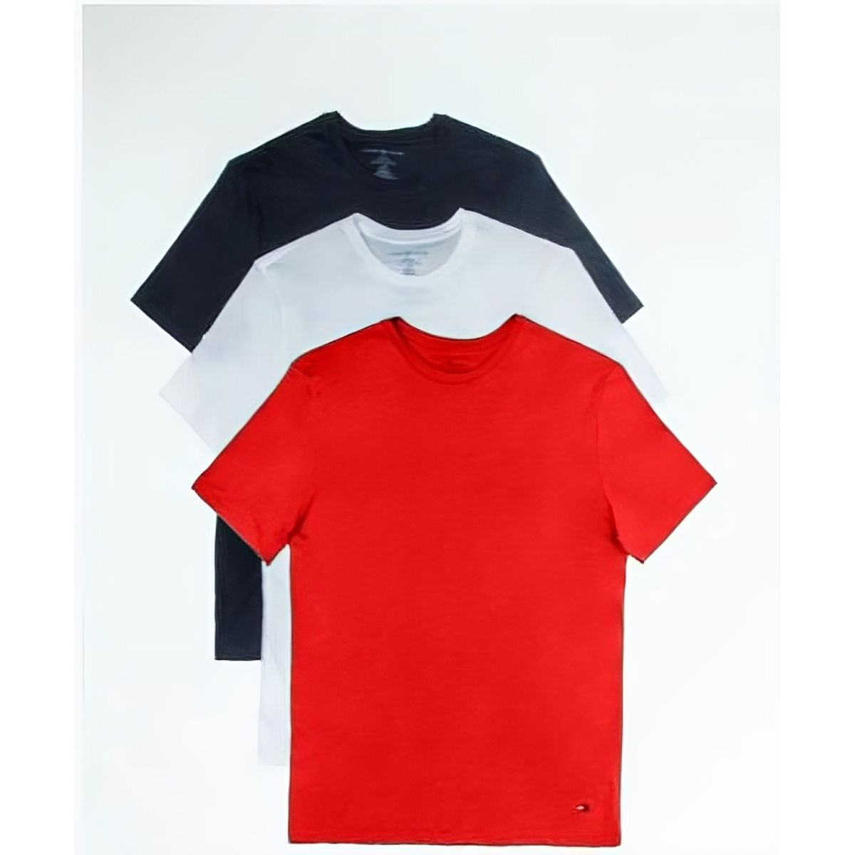 TOMMY HILFIGER - Pack de 3 camisetas de cuello redondo con logo Tommy Hilfiger