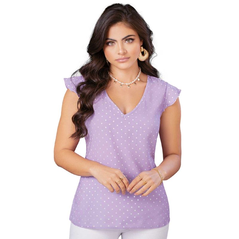 MARKETING PERSONAL - Blusa Mujer Lila Mp 88324