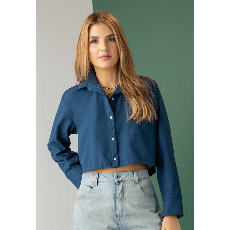RUTTA - Camisa Mujer Azul Rutta 6928