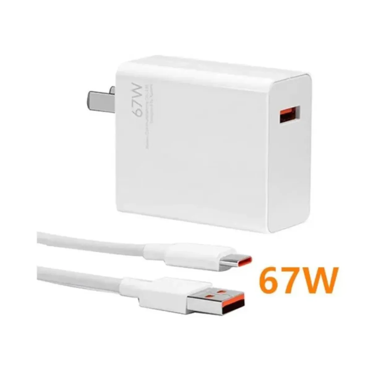 GENERICO - Cargador 67w Carga Rapida Compatible Xiaomi y Android