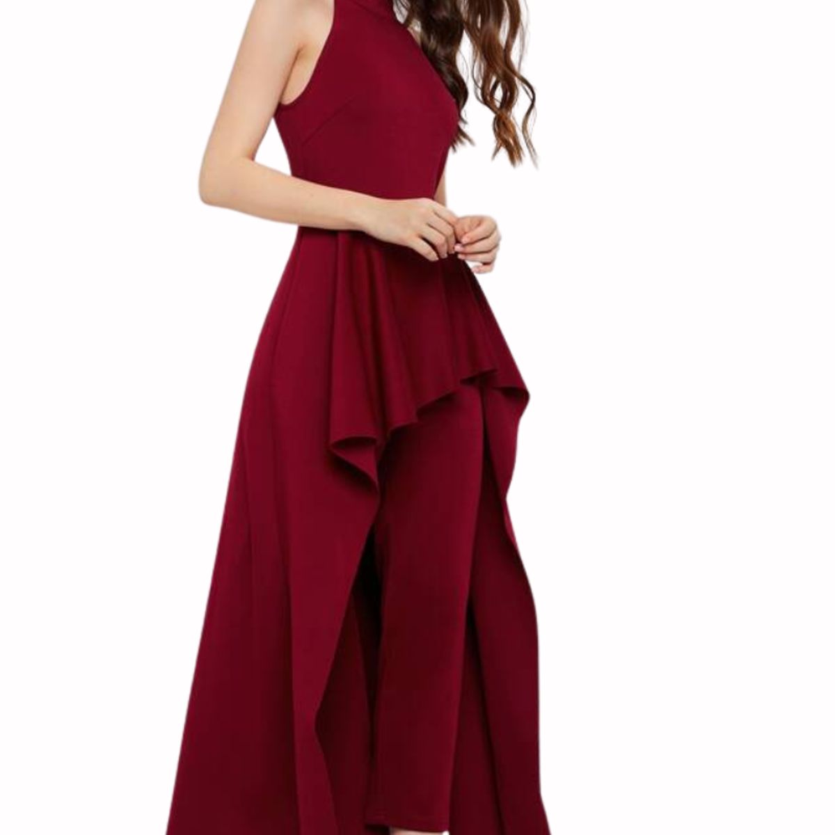 NEGRELI - CONJUNTO ASIMETRICO PANTALON Y BLUSA REF-3049