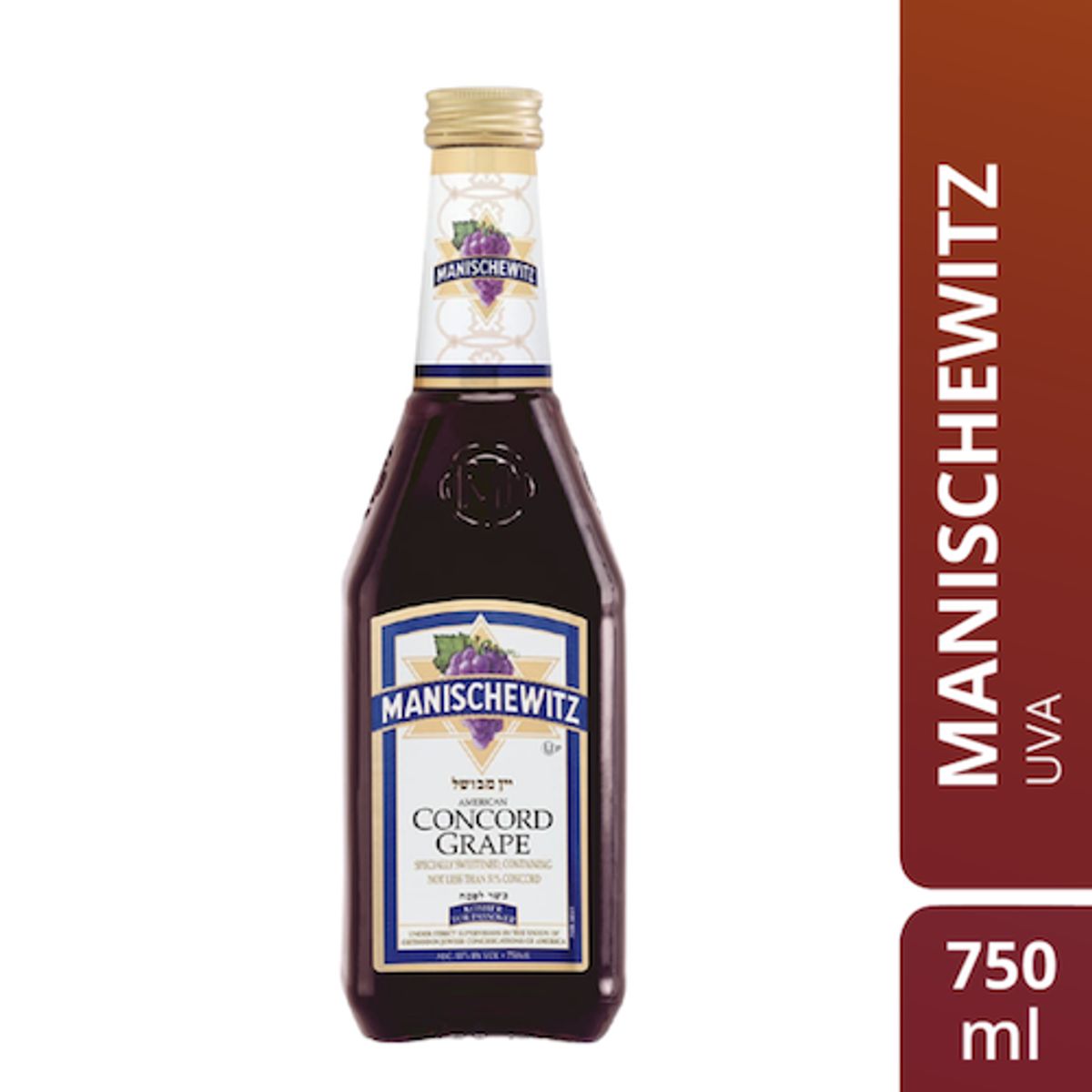NACIONAL - Vino De Uva Dulce Manischewitz 750ml