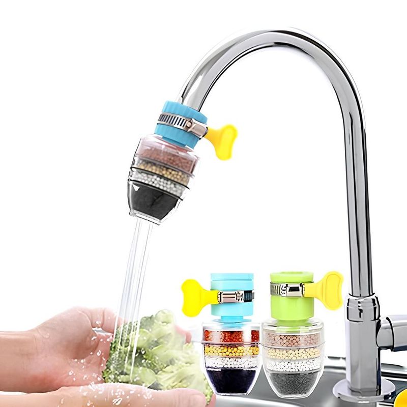 GENERICO - Filtro Purificador de Agua 4 Capas Para Grifo