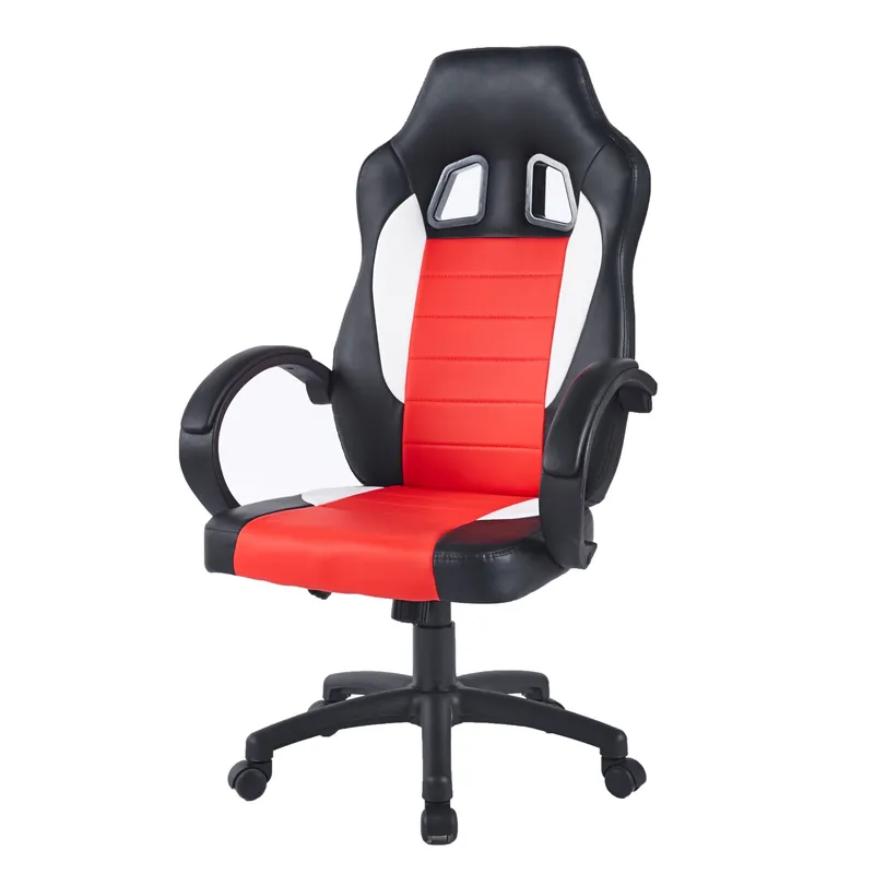 AKIVOY - Silla Gamer Kyoto Rojo  Blanco y Negro
