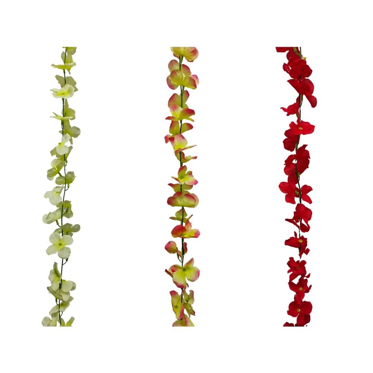 MAZUGI - Enredadera 1 Paquete 210cm Hoja Mata Flores Rosas