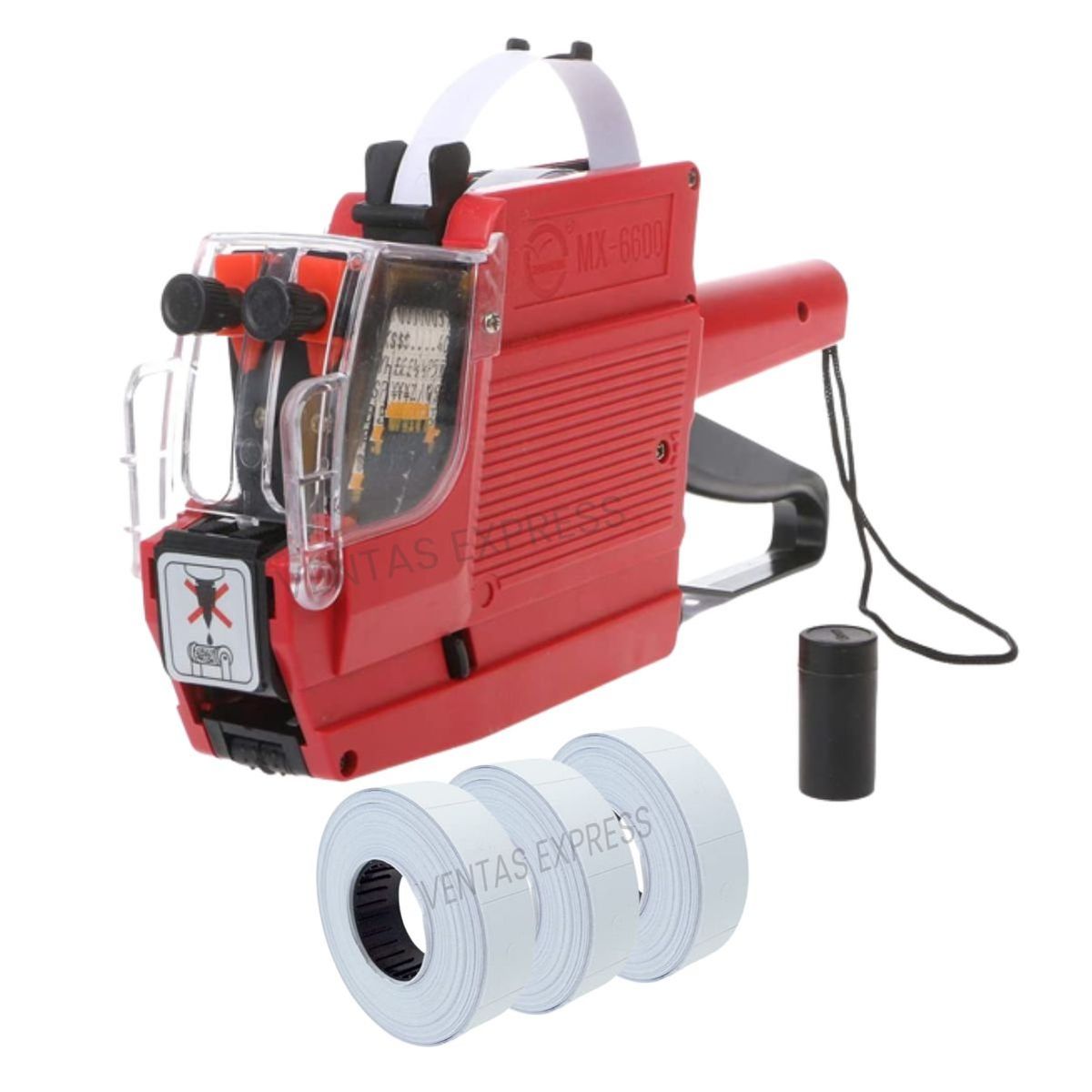 GENERICO - Etiquetadora De Precios MX6600 + 3 Rollos De Obsequio