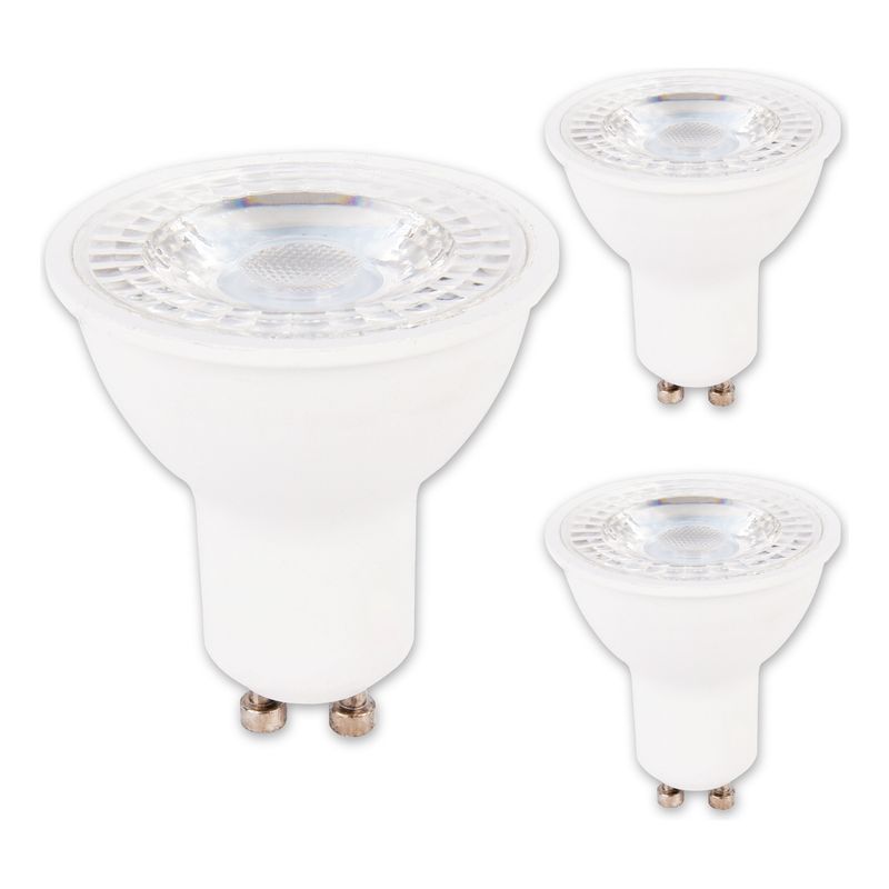 VCP - Bombillos Dimerizables Pack X 3 Ojo De Buey Gu10 Luz Calida