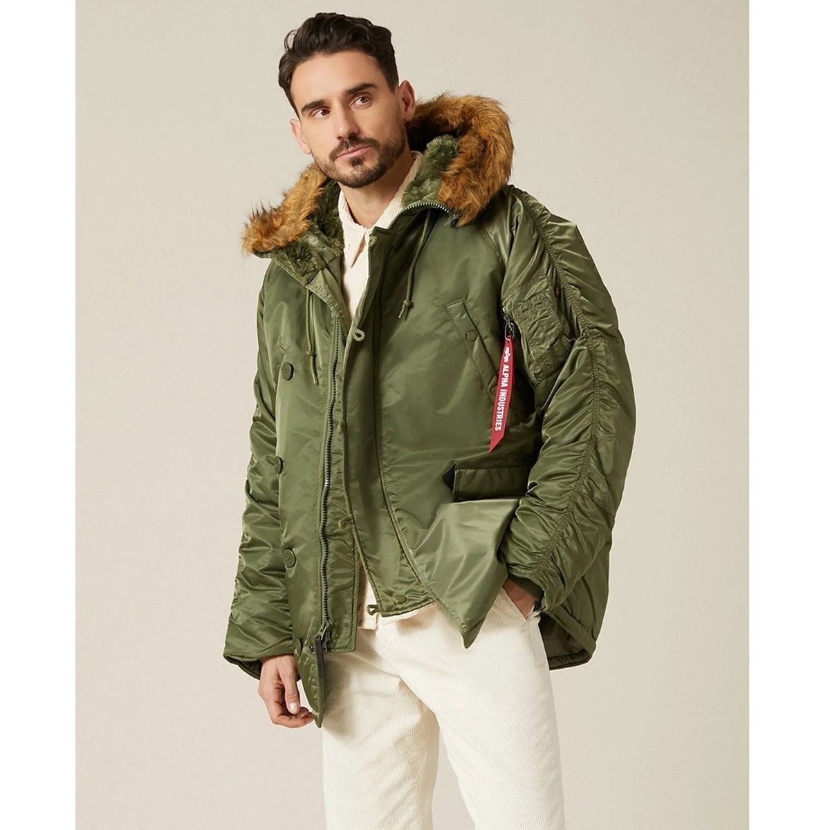 ALPHA INDUSTRIES - Chaqueta Alpha Industries de Invierno N-3B Parka