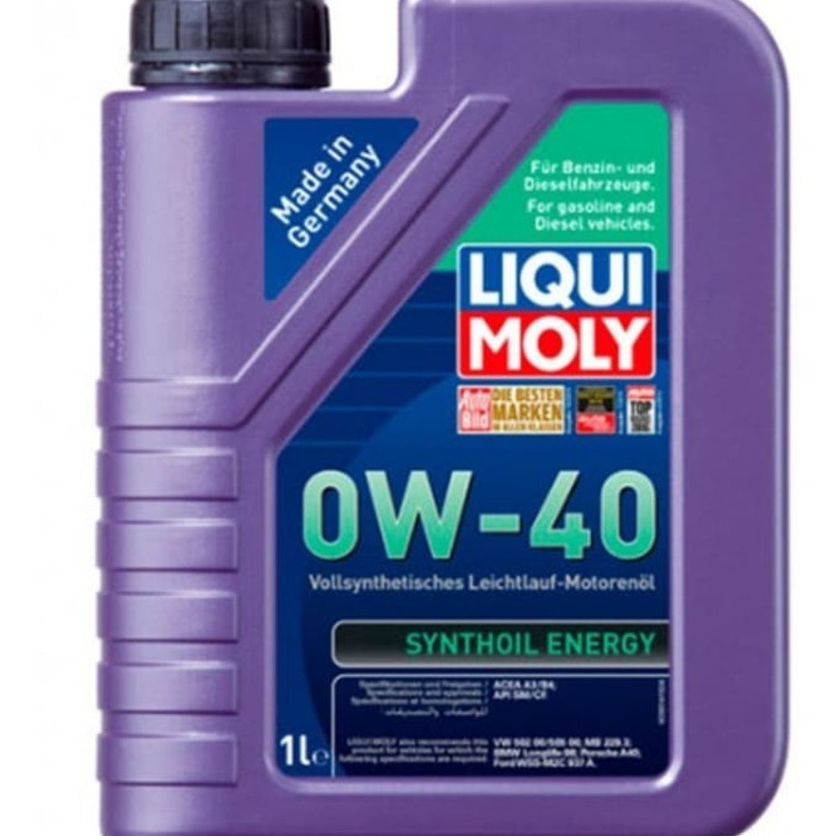 LIQUI MOLY - Aceite Liqui Moly - 0W40 - Synthoil Energy
