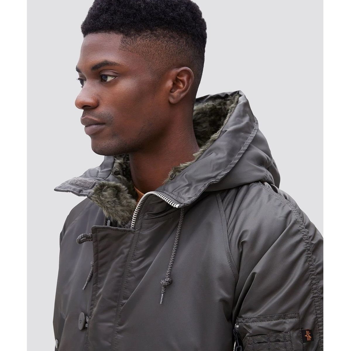 ALPHA INDUSTRIES - Chaqueta Alpha Industries de Invierno N-3B Slim Fit Parka