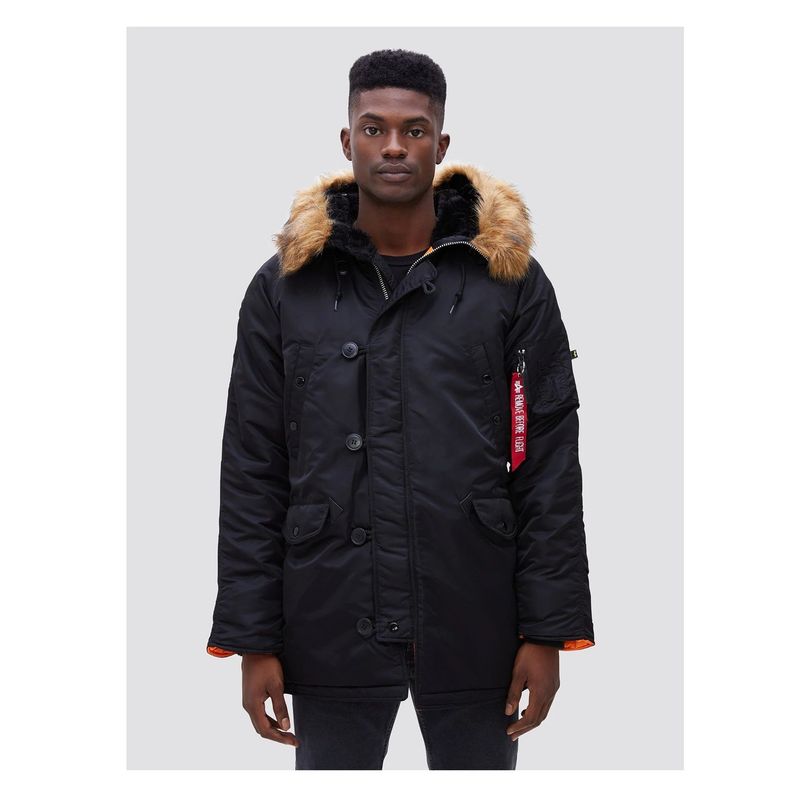 ALPHA INDUSTRIES - Chaqueta Alpha Industries de Invierno N-3B Slim Fit Parka