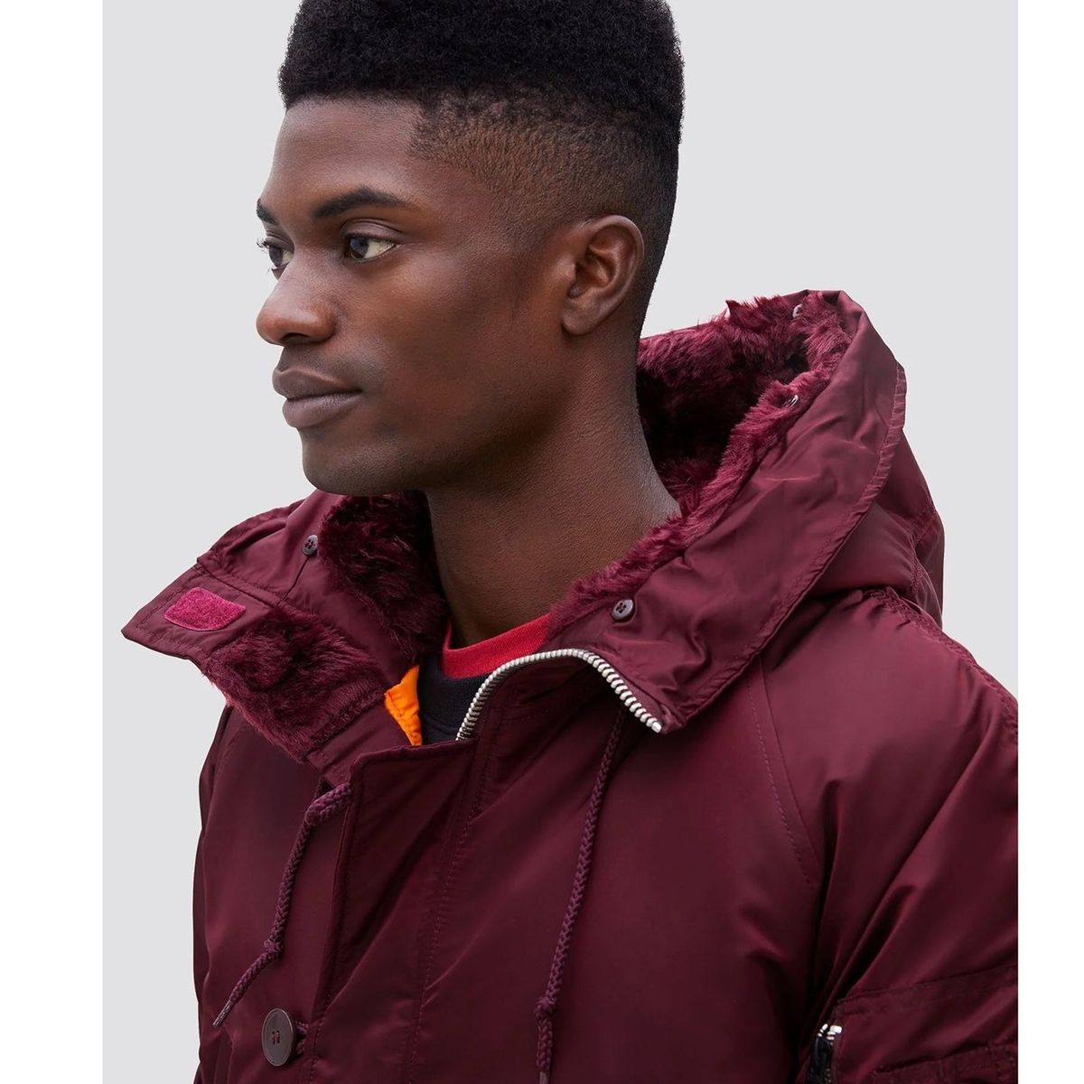 ALPHA INDUSTRIES - Chaqueta Alpha Industries de Invierno N-3B Slim Fit Parka