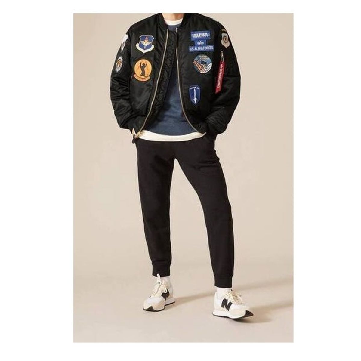 ALPHA INDUSTRIES - Chaqueta Alpha Industries de Parches Ma-1 Squadron Flight Jacket