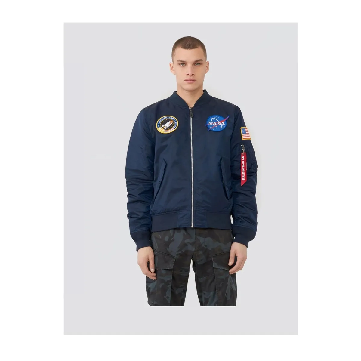 ALPHA INDUSTRIES - Chaqueta Alpha Industries Ligera Nasa L-2b Bomber Jacket