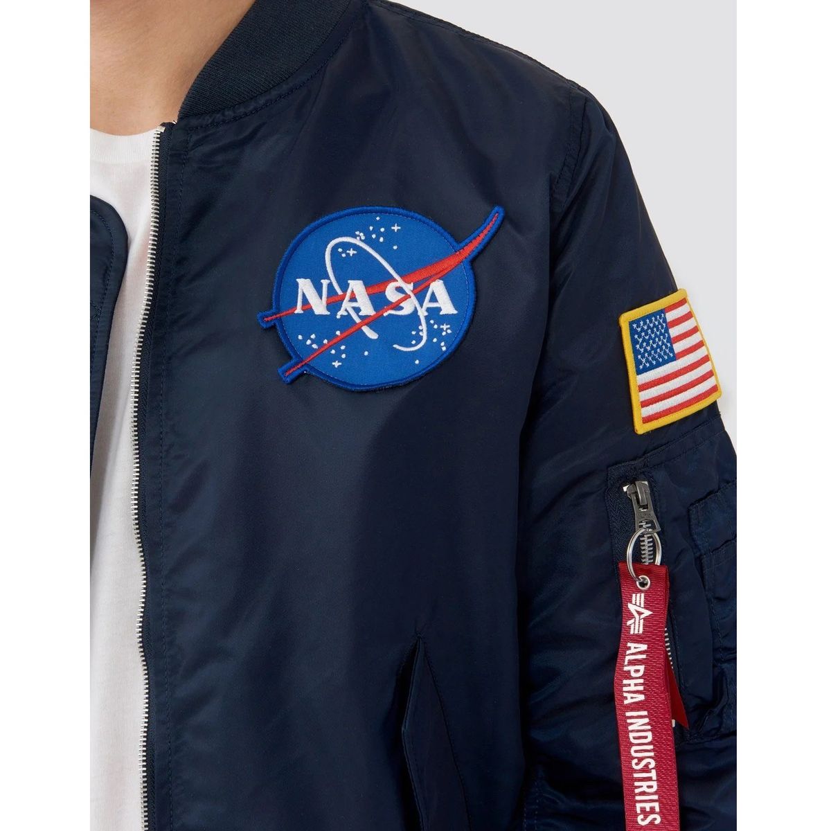 ALPHA INDUSTRIES - Chaqueta Alpha Industries Ligera Nasa L-2b Bomber Jacket