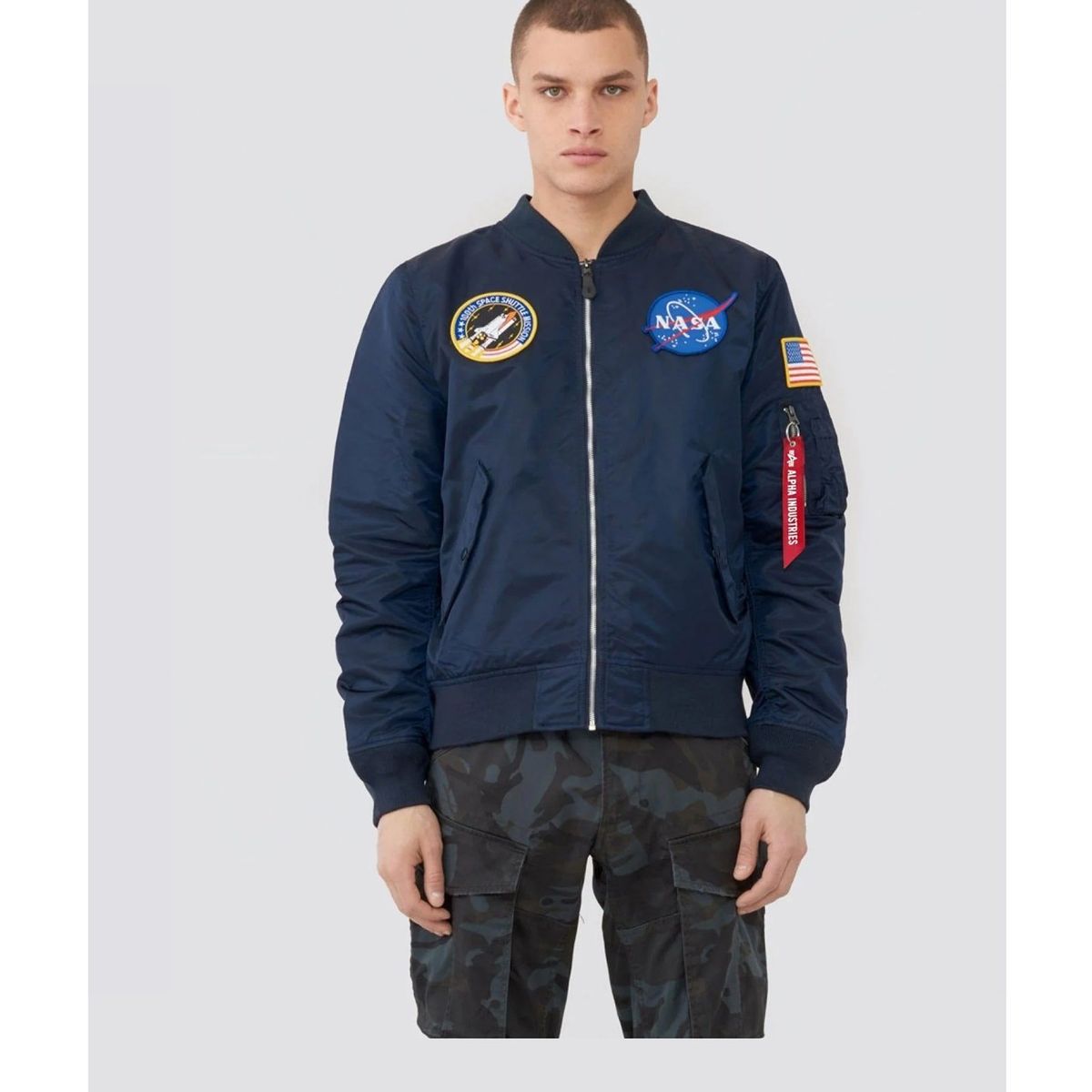 ALPHA INDUSTRIES - Chaqueta Alpha Industries Ligera Nasa L-2b Bomber Jacket