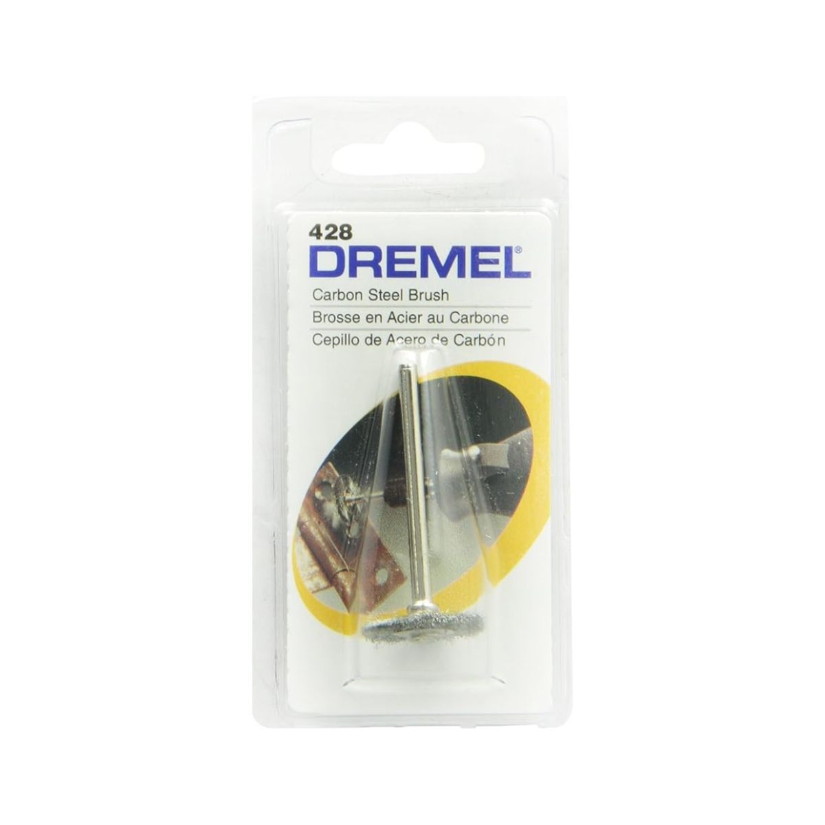 DISCOVER - Cepillo de Acero de carbono de 3/4″ Dremel 428