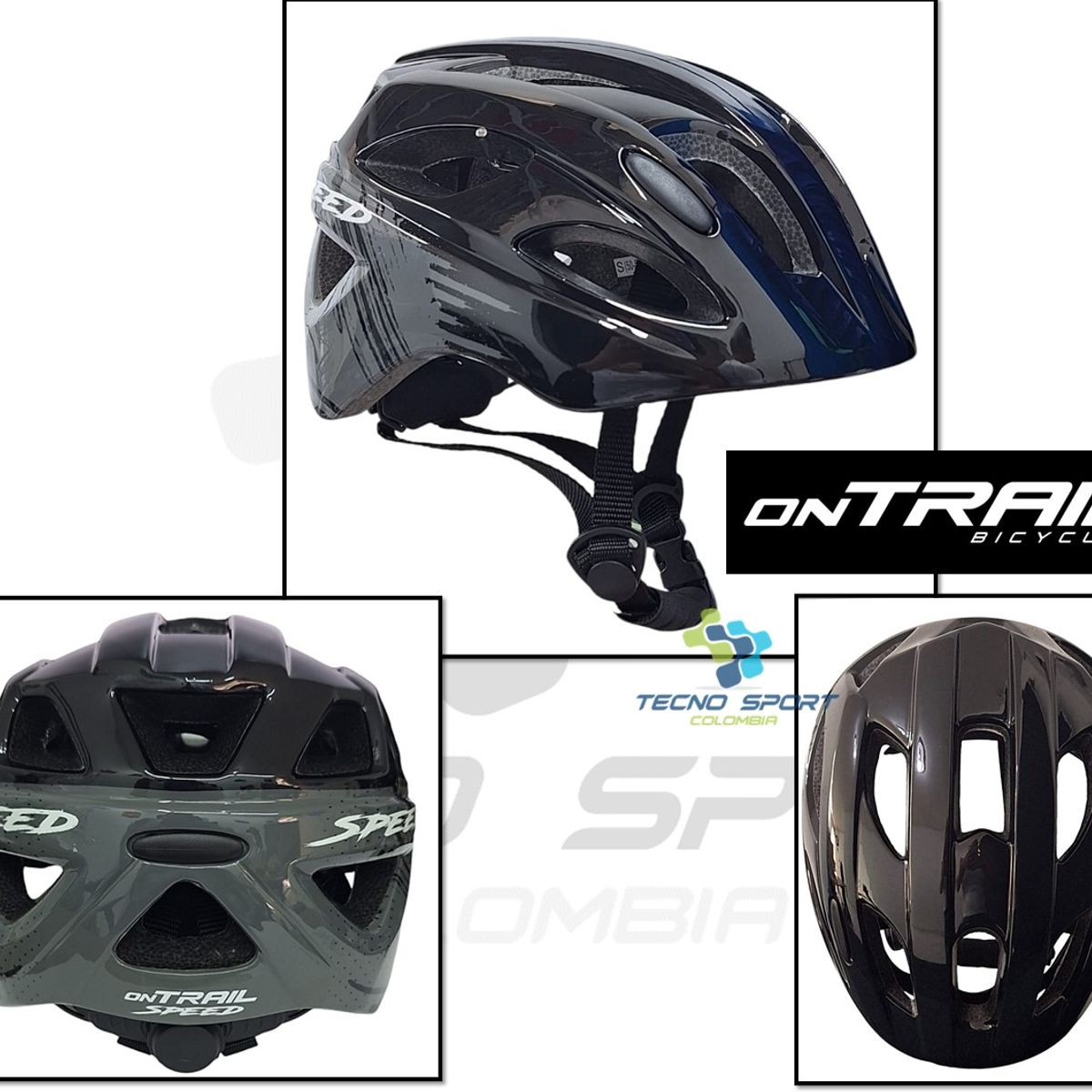 ON TRAIL - Casco Niña Niño Bicicleta Patines Monopatin Ajustable