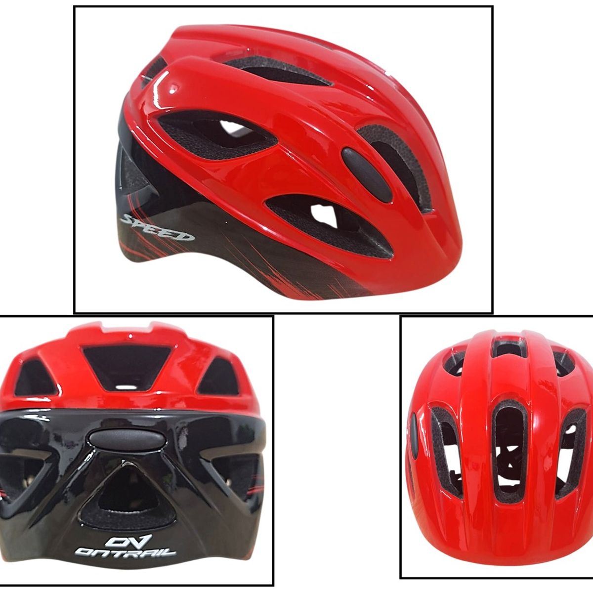 ON TRAIL - Casco Niña Niño Bicicleta Patines Monopatin Ajustable