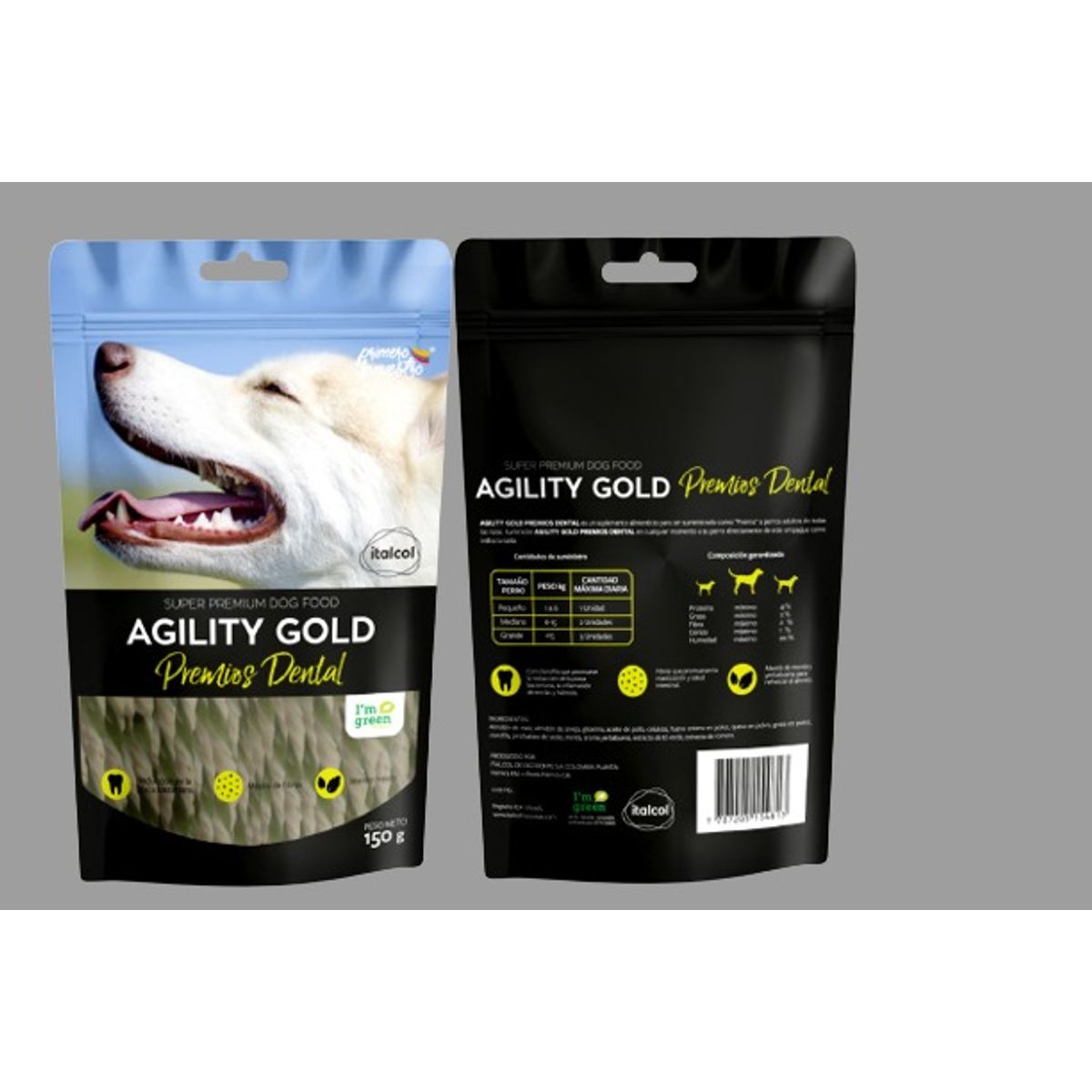 AGILITY GOLD - Agility Gold Premios Dental 150gr