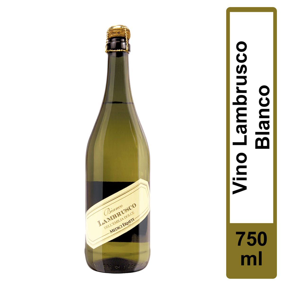 NACIONAL - Vino Lambrusco Blanco 750mL