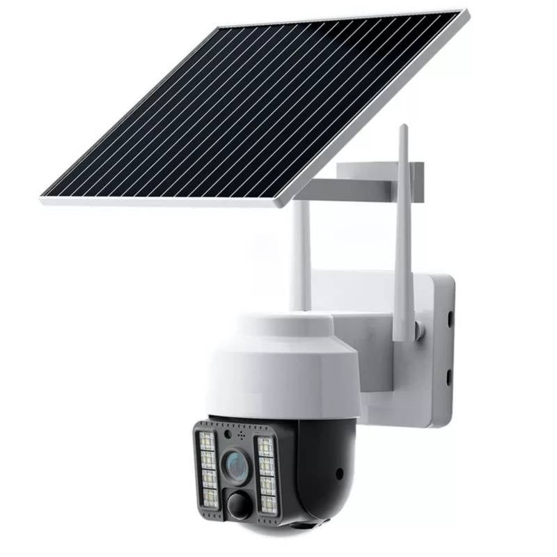 SOLARAY - Cámara De Seguridad Robótica Exterior Wifi Panel Solar