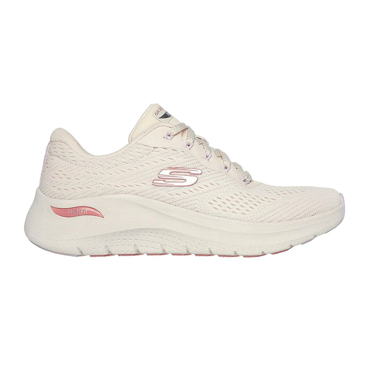 SKECHERS - TENIS SKECHERS BEIGE PARA MUJER SK ARCH FIT 2 0 BIG LEAGUE NATURAL