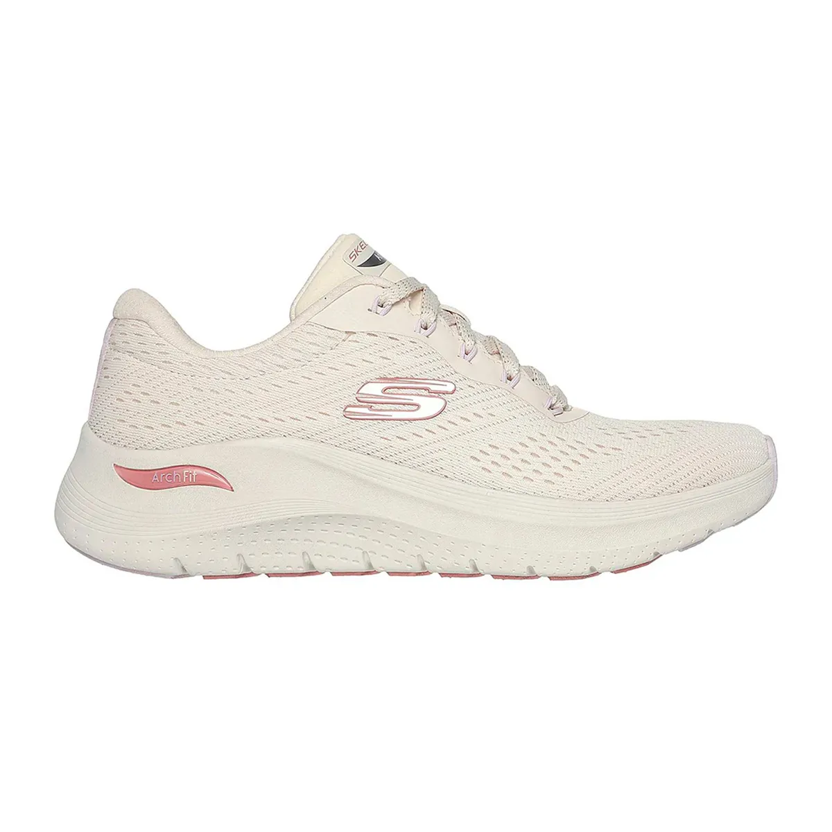 SKECHERS - TENIS SKECHERS BEIGE PARA MUJER SK ARCH FIT 2 0 BIG LEAGUE NATURAL