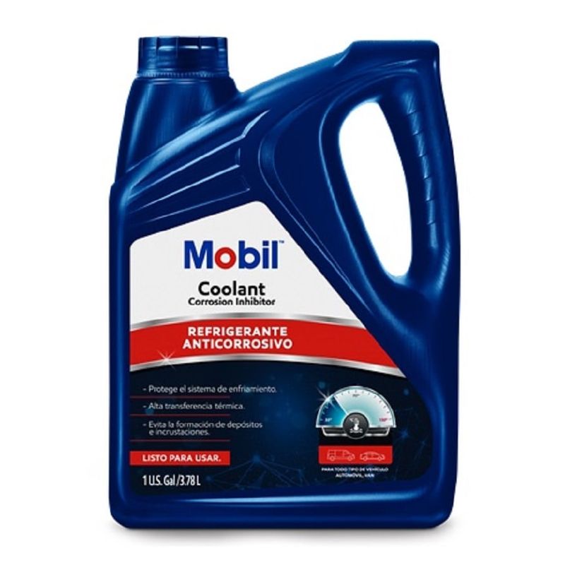 MOBIL - Refrigerante Anticongelante  Mobil Color Rojo
