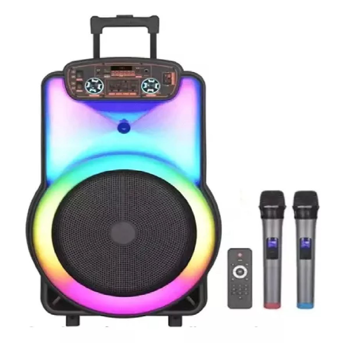 GENERICO - CABINA DE SONIDO 15 PULGADAS RECARGABLE