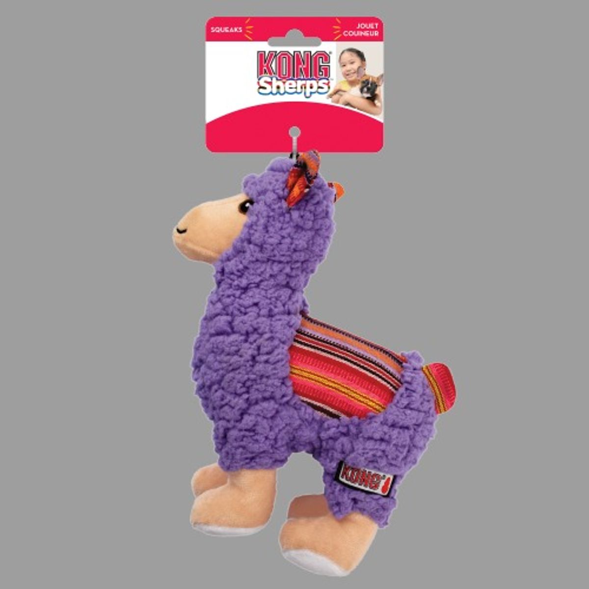 KONG COMPANY - KONG Sherps Peluche para Perros talla M ref Llama