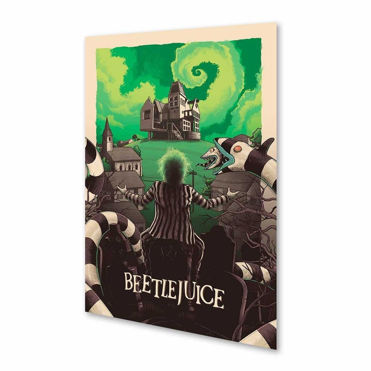 NEW PRINT - Póster Beetlejuice Película Tim Burton Afiche Impresión Fotográfica