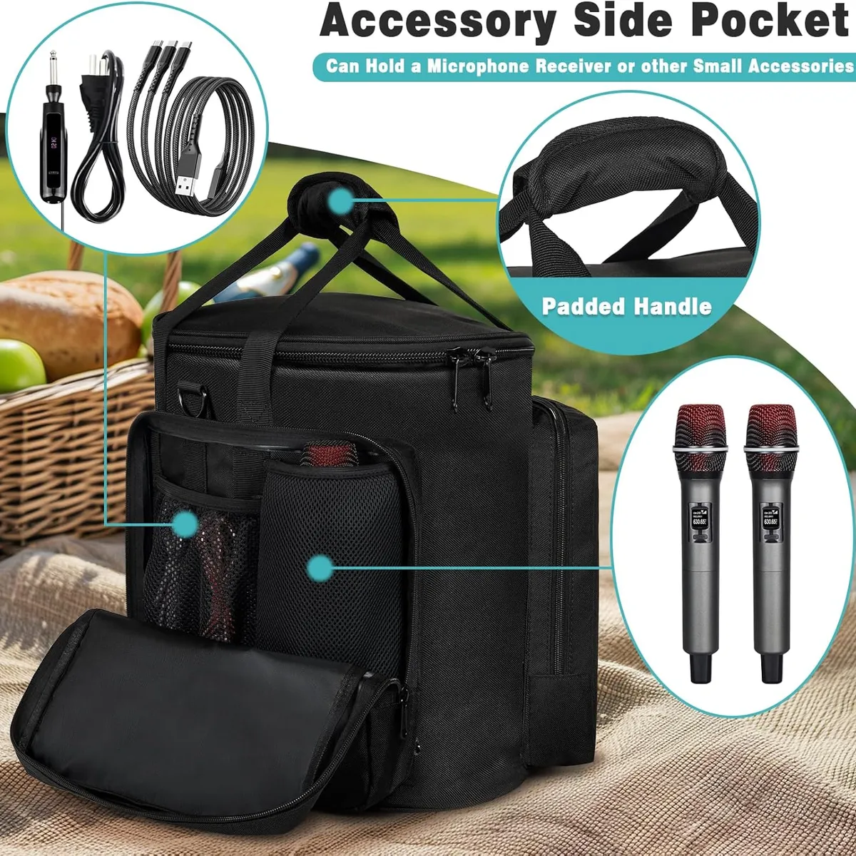 GENERICO - Funda Morral de Transporte para Bose S1 Pro y Pro+ Bolsillos