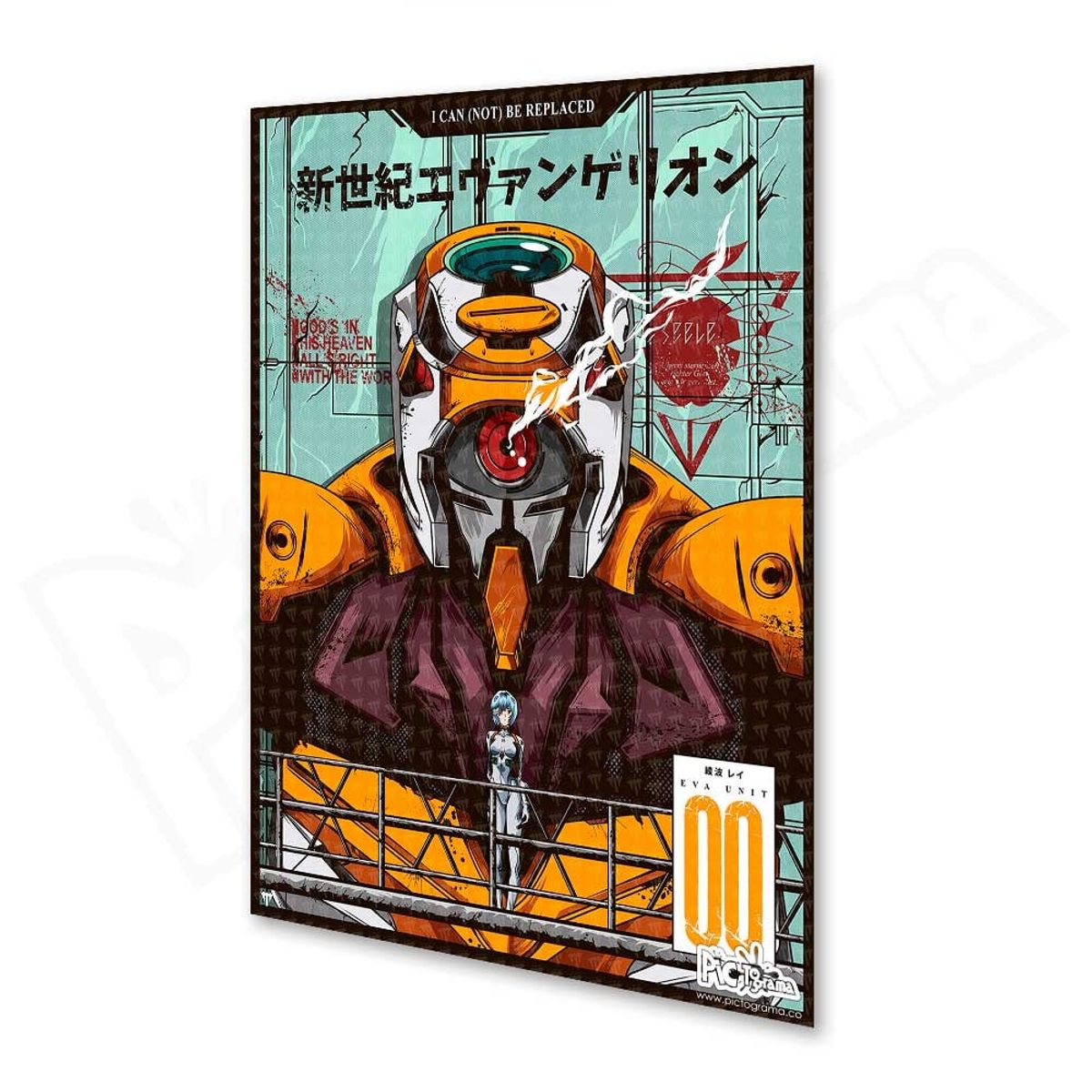 NEW PRINT - Póster Neon Genesis Evangelion Película Afiche Impresión Fotográfica