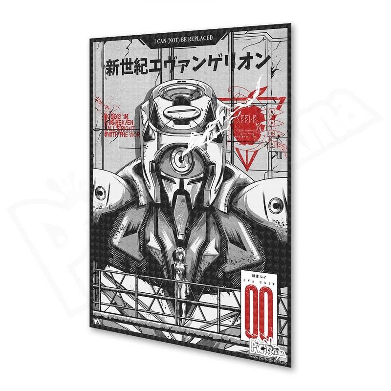 NEW PRINT - Póster Neon Genesis Evangelion Película Afiche Impresión Fotográfica