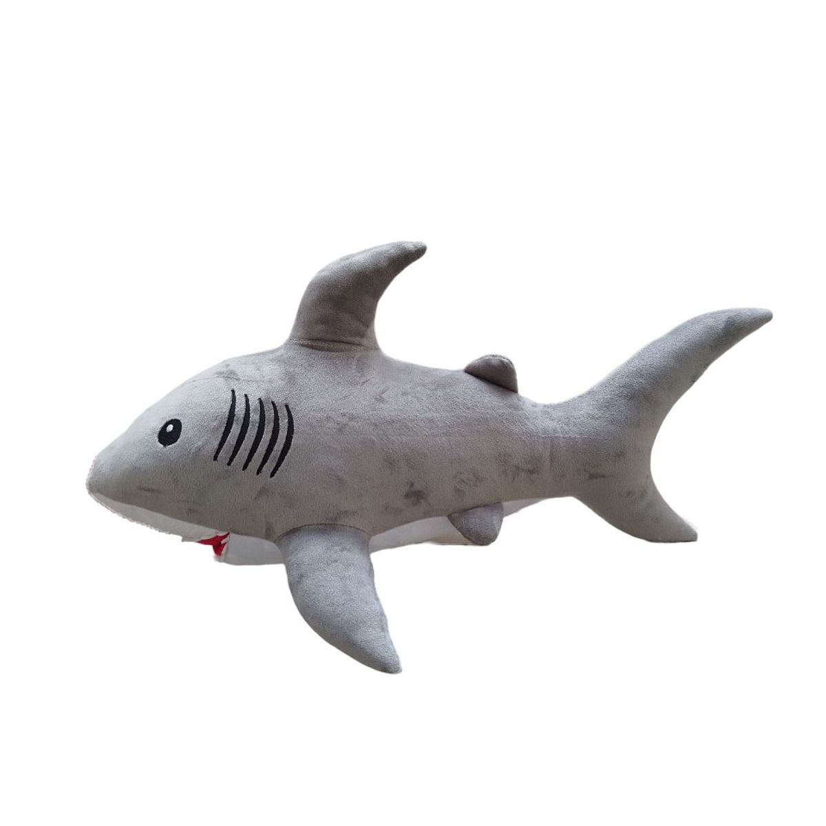 GENERICO - Tiburón de peluche 52 cms gris
