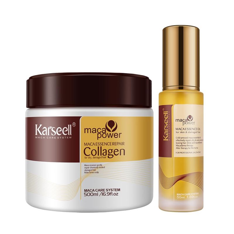 USA - ComboTratamiento Capilar Karseell Colageno + Aceite de Argan