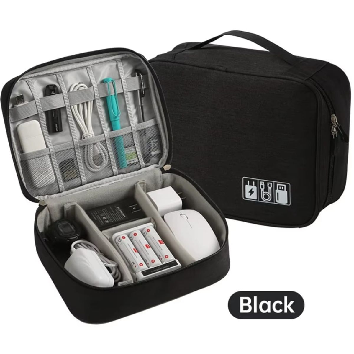 GENERICO - Estuche Organizador Cables Bolsa Viaje Almacenar M Yanuo